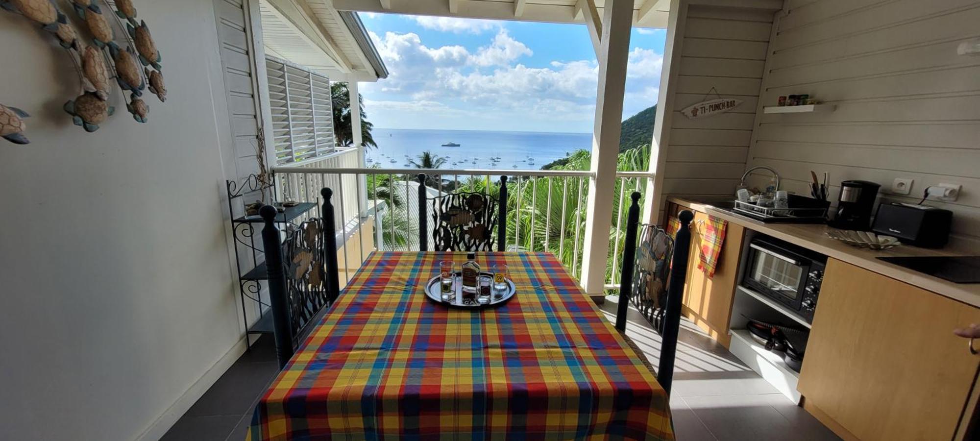 Appartement Duplex Vue Mer Jacuzzi Prive Deshaies Dış mekan fotoğraf
