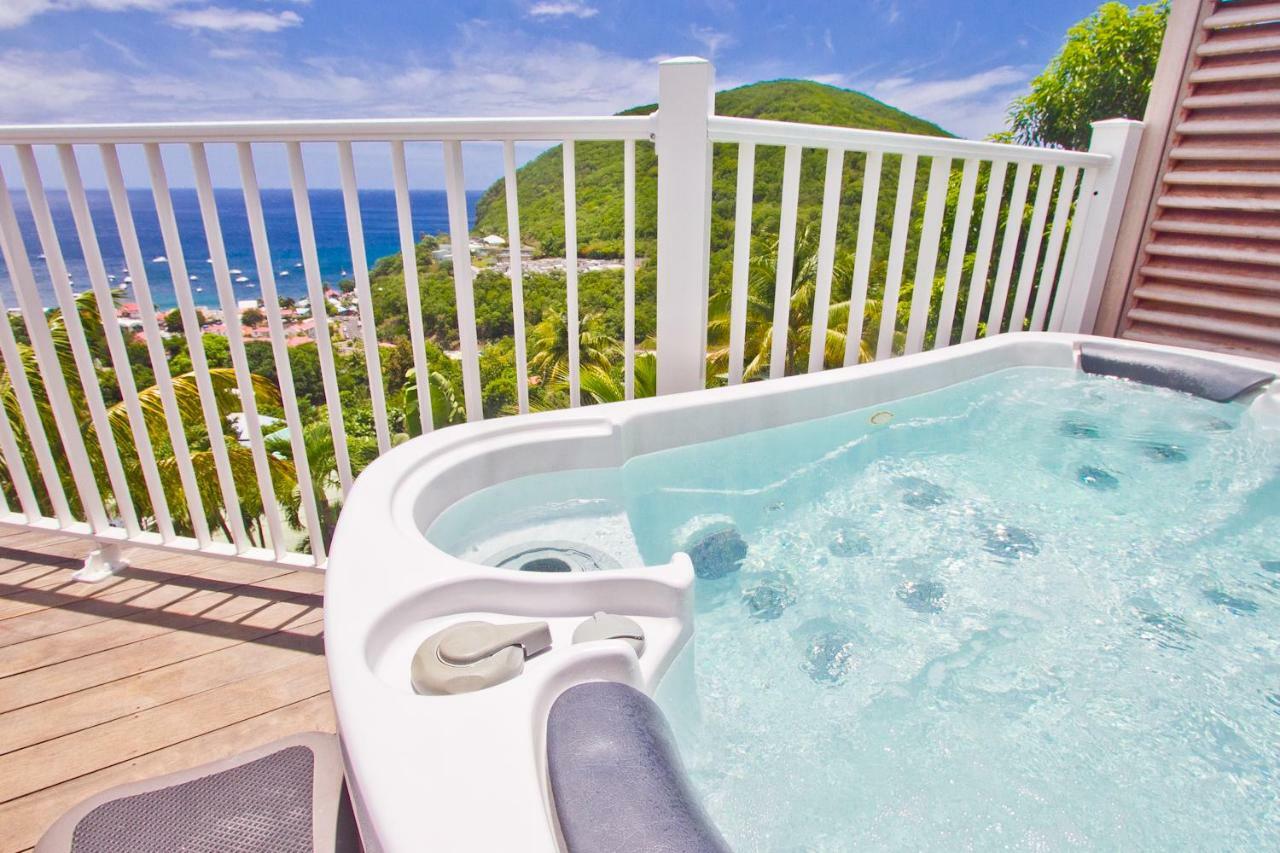 Appartement Duplex Vue Mer Jacuzzi Prive Deshaies Dış mekan fotoğraf